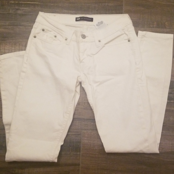 Levi's Denim - White Levis skinny jeans
